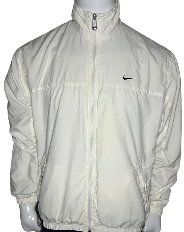 White Nike Track Jacket