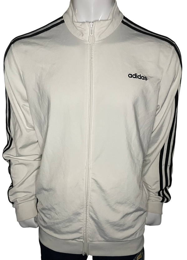 White Adidas Track Jacket