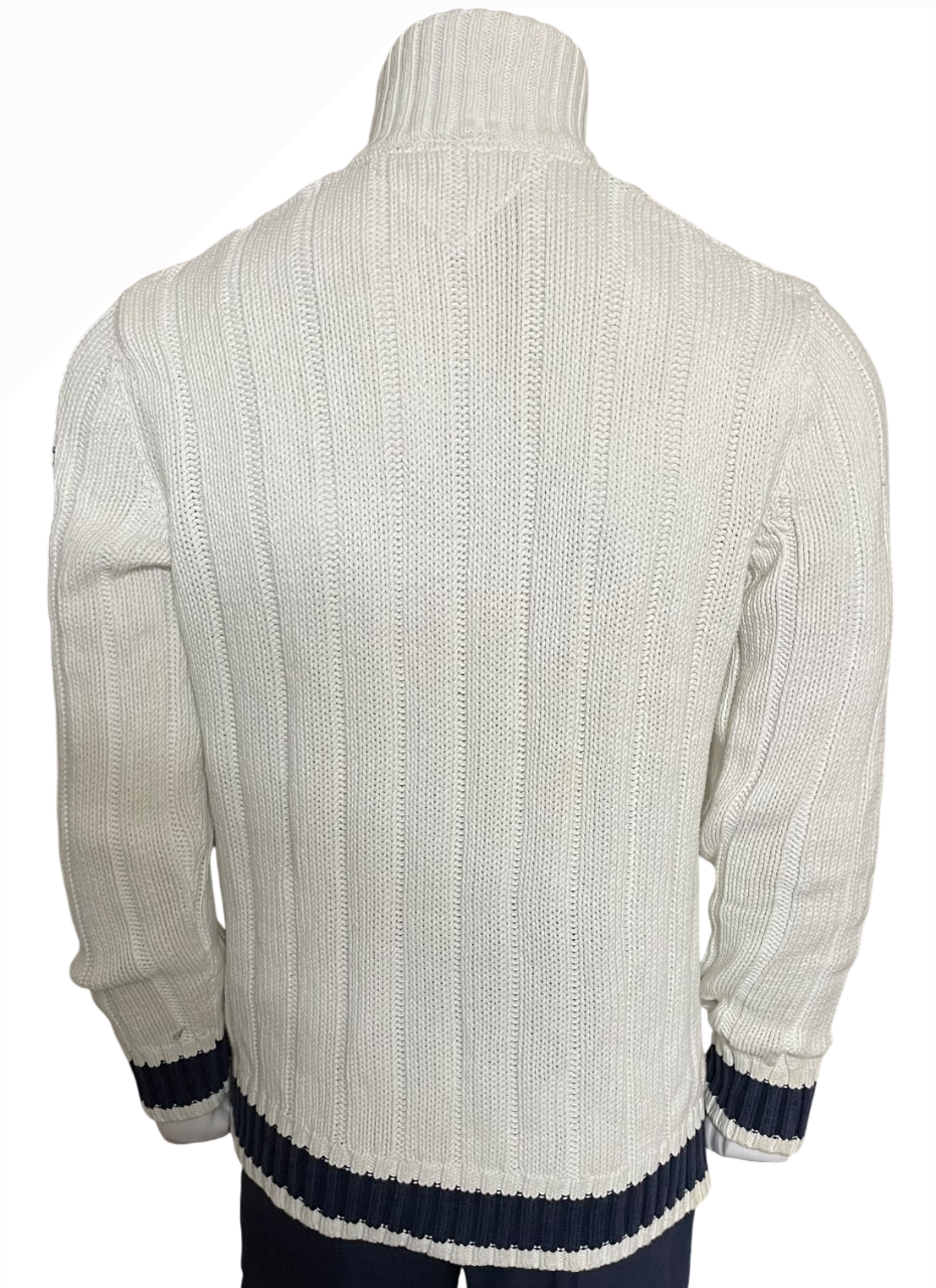 White Tommy Hilfiger Heavy Knitted Sweater